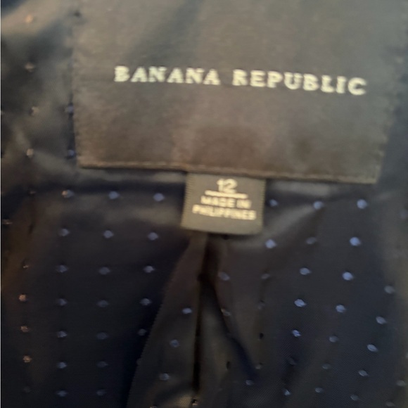 Banana Republic Black Velvet Women's Blazer size 12 - Picture 3 of 7